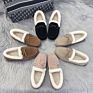 Plush Warm Women's Ladies Soft Sole Flat Soled Cotton Shoes