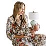 Polyester Rayon Knit Pregnancy Clothes Women Sleepwear Bath Hattie Maternity Robe Dresses Photoshoot