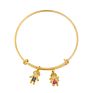 Popular Adjustable Micro Paved Push-Pull Cartoon Stretch Cubic Zircon Boys Girls Charm Bracelets