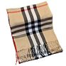 Popular Design Long Tassels Men and Women Unisex Camel Plaid Pashmina Scarf