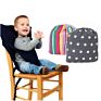 Portable Baby Chair Safety Washable Cloth Harness Travel Harness Seat for Infant Toddler Feeding with Adjustable Straps Shoulder