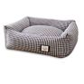 Pp Cotton Fluffy Washable and Design Fully Removable Multicolor Comfortable Fabric Warm Pet Cat Dog Bed