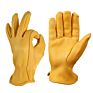 Preumium Insulated Deerskin Yellow Leather Work Gloves