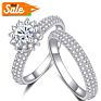 Prices Latest Design Value Jewelry Women Wedding Promise Couple Diamond 925 Sterling Silver Ring