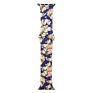 Printed Flowers Pattern Rubber Watch Band 38Mm 42Mm Silicon Sports Watch Strap for Apple Watch Series 7 6 5 4 3 41 45Mm