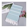 Printed Luxury Beach Stripe Logo Beach Towel