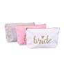 Printed Makeup Packing Plain Canvas Pouch with Zipper