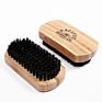 Private Label Bamboo Beard Brush with Boar Bristle for Men Grooming Kit