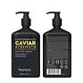 Products Mens Black Shiny Bottle Organic Natural Lemongrass Caviar Strength Hair Conditioner for Men