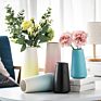 Professional Manufacture Gradient Blue Large Ceramic Flower Vase Morden