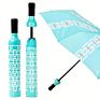 Promotional Rain 3 Folding Wine Shape Bottle Umbrella With