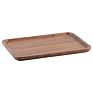 Pure Black Walnut Serving Tray in Hotel or Home