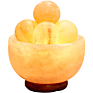 Pure Giow Real Crystal Pink Himalayan Polish Fire Bowl Salt Massage Aroma Lamps Legit 220V Natural Night Light Bulb 15 Wattage