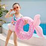 Pvc Inflatable Floating Water Party Kids Inflatable Mermaid Swimming Ring