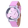 Quartz Pink Children Watch Mickey Mouse Watch for Kids