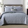 Quilts Bedding Bedspreads Customized Logo Luxury Embroidery Bedspreads Sets Colcha 100% Cotton Home Goods Cotton Bedspread
