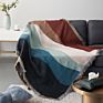 Rawhouse Original Design Woven Cotton Throws Jacquard Geometric Blanket for Home Decor