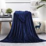 Ready to Ship Warm and Comfortable Portable Travel Navy Blanket