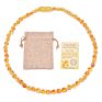 Real Baltic Amber Beads Necklace Amber Baby Teething Necklace