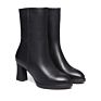 Rechargeable Battery Heated Women Leather Boots Electrically Heated Shoes
