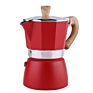 Red Moka Pot - Italian Coffee Maker - Housing Espresso - Mokabar Coffee Machines - Moka Pot Espresso Coffee Maker