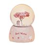 Resin Mini Made Snow Globes for with Tree and Girl Music Box Decoration Birthday Gifts for Kids Daughter Girl
