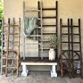 Retro Color Wooden Ladder for Clothes Drying Rack