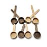 Reusable Long Handle Wood Coffee Measuring Spoon Wooden Coffee Scoop