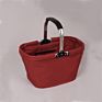 Reusable Supermarket Groceries Travel Shopping Picnic Camping 600D Fabric Foldable Shopping Basket