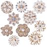 Rhinestones Flower Broches Pins Brooches