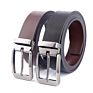 Rotatable Pin Buckle Leather Mennylons Belt Rotatable Luxury Reversible Belts for Men Jeans Cowhide Belts Genuine 1 1/4" Width