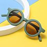 round Frame Pc Frame Uv Protection Children Sunglasses Color Cartoon Kids Sun Glass