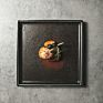 Rustic Crockery Banquet Restaurant Use Dishes Reactive 20Cm Black Entrees Porcelain Square Plate