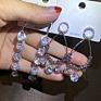S925 Silver Needle Austrian Crystal Elements Tassel Earrings Female Long Drop Earrings Crystal Jewelry Eardrop Dangler