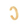 S925 Sterling Silver Single Ear Clip Earrings Personality Single Cuff Earring