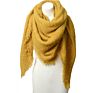 Sell Polyester Woven Scarf for Basic Solid Color Super Soft Women's Square Scarf