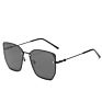 Semi-Rimless Sunglasses Women Vintage Unique Hollow Sunglasses Men Punk Glasses Shades Uv400