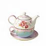 Set Creative Design Ceramic Integrated Teapot Cups & Saucers Top Wedding Gift Coffee & Tea Sets