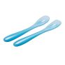 Set of 2 Safe Feeding Silicone Baby Spoon