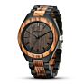 Shifenmei Drop Shipping Anniversary Gift Engraved Wooden Men Watch Wristwatches Natural Ebony Customized Wood Watch
