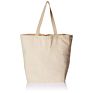 Siicoo Large Plain Canvas Tote Bag