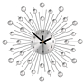 European home  multi function silver wall clock