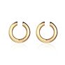 Simple No Piercing Ear Cuff Earrings Stainless Steel Gold Plated Clip on Earrings for Women Jewelry Gift