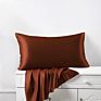 Size 100% Pure Mulberry Silk Pillowcase Envelope Style Support Add Logo Plain Pillow Case