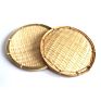 Size Handmade Woven Natural Bamboo Storage Basket Organizer Tray