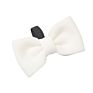Slide on Collar White Bow Ties for Dog Pets Adjustable Mini Bowties