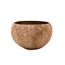 (Small) | Made from a Reclaimed Coco Shell | Eco Friendly, Biodegradable | 1 Bowl Sold Handcrafted Raw Coconut Bowl