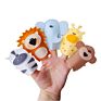 Small Baby Educational Toy Lovely Felt Jungle Animals Finger Puppets