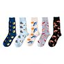 Small Moq Crazy Funny Sea Animal Oyster Vivid Seafood Food Cotton Socks Boys' Novelty Socks