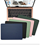 Small Mouse Pad Plain Leather Laptop Computer Mouse Pad Student Home Pad